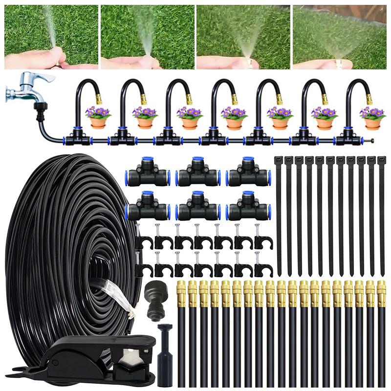 5-20M Drip Irrigation System Drip Watering Irrigation Sprinklers Automatic Watering for Plants Free Bending Universal Spray Kit