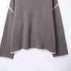 European Autumn Women's Color Block Knit Sweater 2025