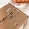 Simple Star Bracelet Metal Link Chain Charm Bracelet Fashion Adjustable Bangles Statement Jewelry for Women Girls