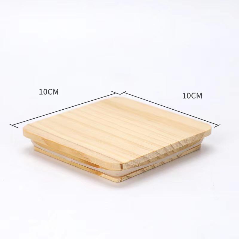 Solid Wood Mug Lids - Thickened Wooden Sealing Tops for Cups
