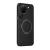 Applicable to Huawei pura90 mobile phone case with magnetic bracket protective case p80pro high-end plain leather p70 simple p80