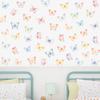 Butterfly Wall Decals, Colorful Bohemian Peel and Stick Wall Stickers for Girls Bedroom, Nursery and Decor
