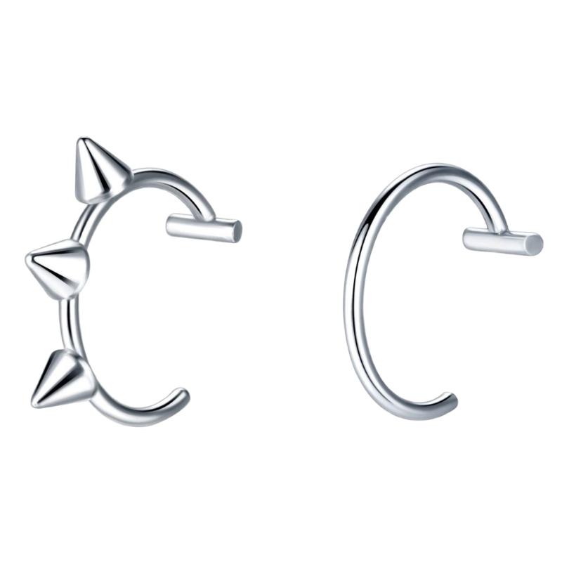 

Clip on Punk Lip Rings Stainless Steel Not Piercing Lip Jewelry Nose Rings for Edgy Fashion and Alternative Styles