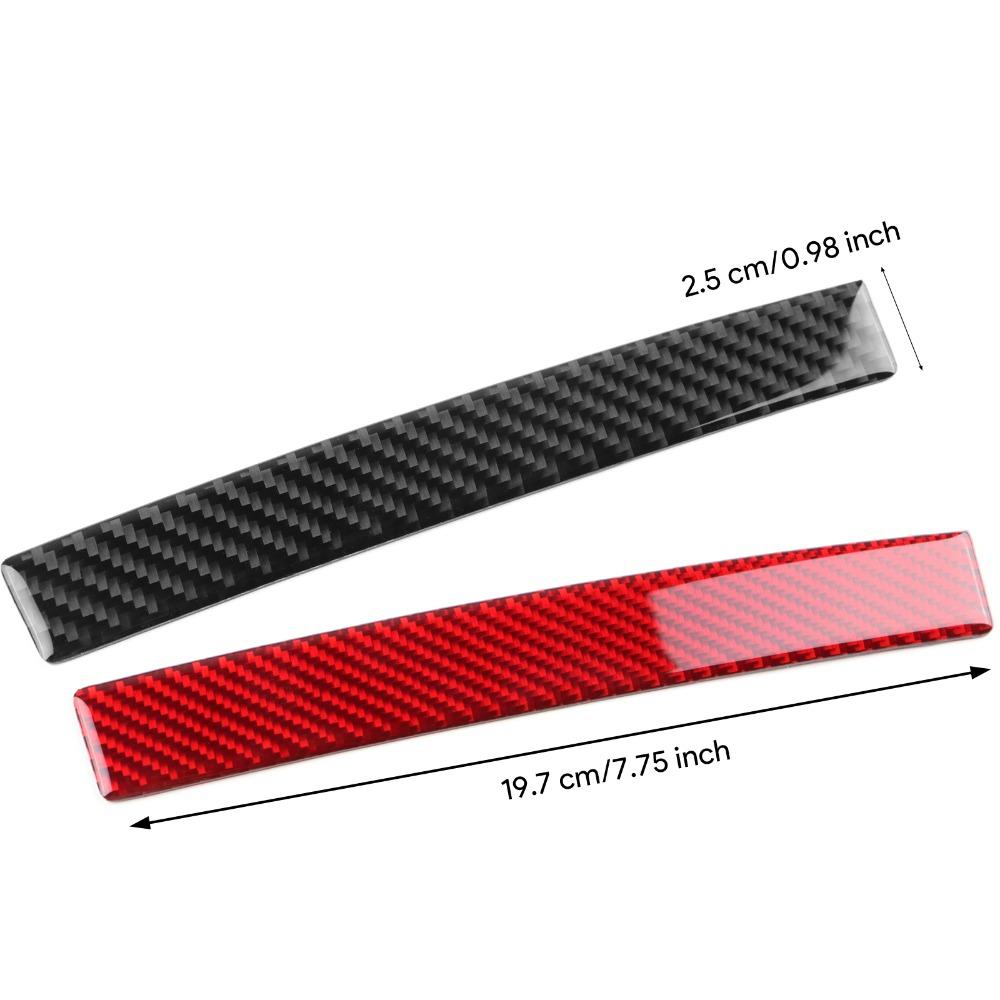 For Infiniti G37 G35 2009-2013 LHD RHD Car Radio Console Cove Under Center Button Sticker Carbon Fiber Decoration Accessorie