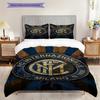 Iconic Inter Milan Emblem Design Three-piece set (1 * duvet cover + 2 * pillowcase, without core) Duvet cover and pillowcase Soft and comfortable
