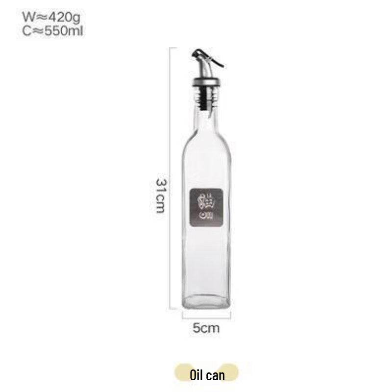 ZISIZ 500ml Glas Öl- und Essigspender