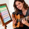 Color Coded Guitar Chord Chart Poster Easy To Read Modern Print Guitar Chords Chart For Quick Learning
