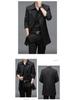 Men's Slim Fit Mid-Length Windbreaker Jacket, Korean Style Plus Size, M-8XL, for Casual or Business Wear, Ideal for Spring and Autumn.