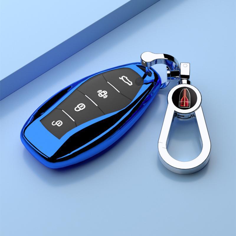 Premium HQ9 Men's Key Shell Cover for 2023 Hongqi H5 – Full Coverage with Stylish Buckle
