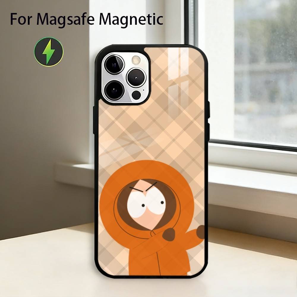 S-south P-park K-kenny Phone Case For iPhone17,16,15,14,13,12,11 Plus,Pro Magnetic For Magsafe Wireless Charging
