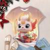 Women's Cartoon Dragon T-Shirt Fashion 3d T Shirt Fashion Near Short-Sleeved Oversized Streetwear Tees Casual Woman Tops