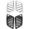 Left Rudder New 2Pcs Car Interior Upper Air Vent Outlet Cover Trim for Mitsubishi Eclipse Cross 2017-2018 Silver/Carbon