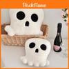 Cartoon Skull Cushion With Plush Cover For Halloween Party Decor And Home Use