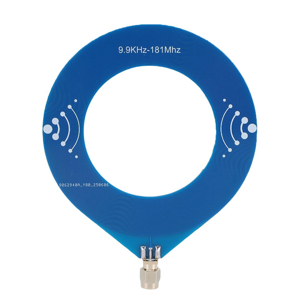 Small Loop Aerial 9.9KHz 181MHz RP SMA Male Connector FM AM SW Donut Aerial for Software Defined Radio