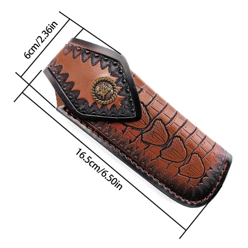 Premium Leder Cutter Scheide Cutter Halter Für Taschen Cutter mit Gürtelclip Design, Schützende Cutter Aufbewahrungslösung