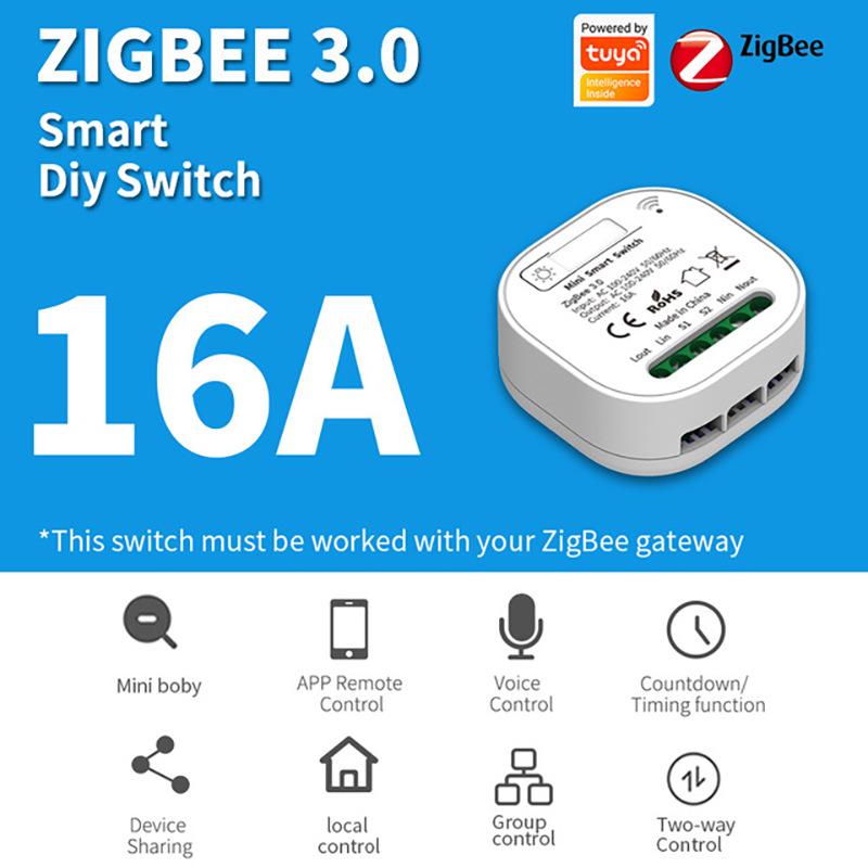 Graffiti Zigbee Receiver & Self-Powered Wifi Switch Panel, Mijia App Compatible Smart Switch