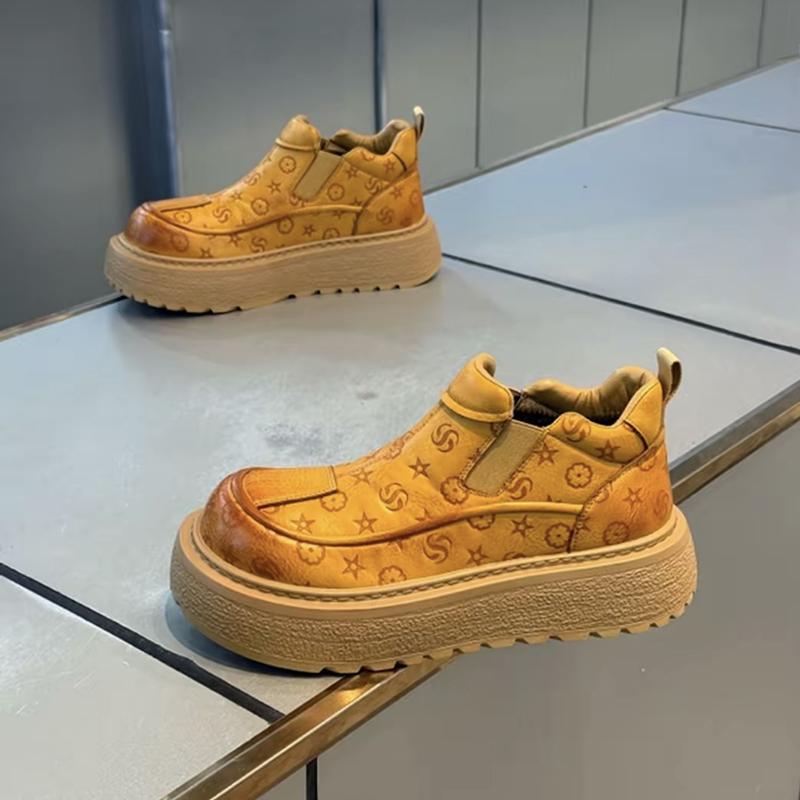 Autumn and winter new Martin boots fashionable versatile comfortable high-end light luxury men's shoes