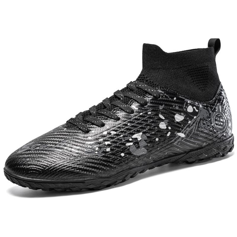 Short nail football shoes children teenagers students long nail training shoes men and women adult large size sports shoes