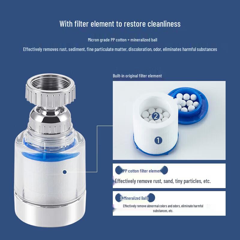 MAXCOOK MCPJ6630 Universal Swivel Faucet Filter