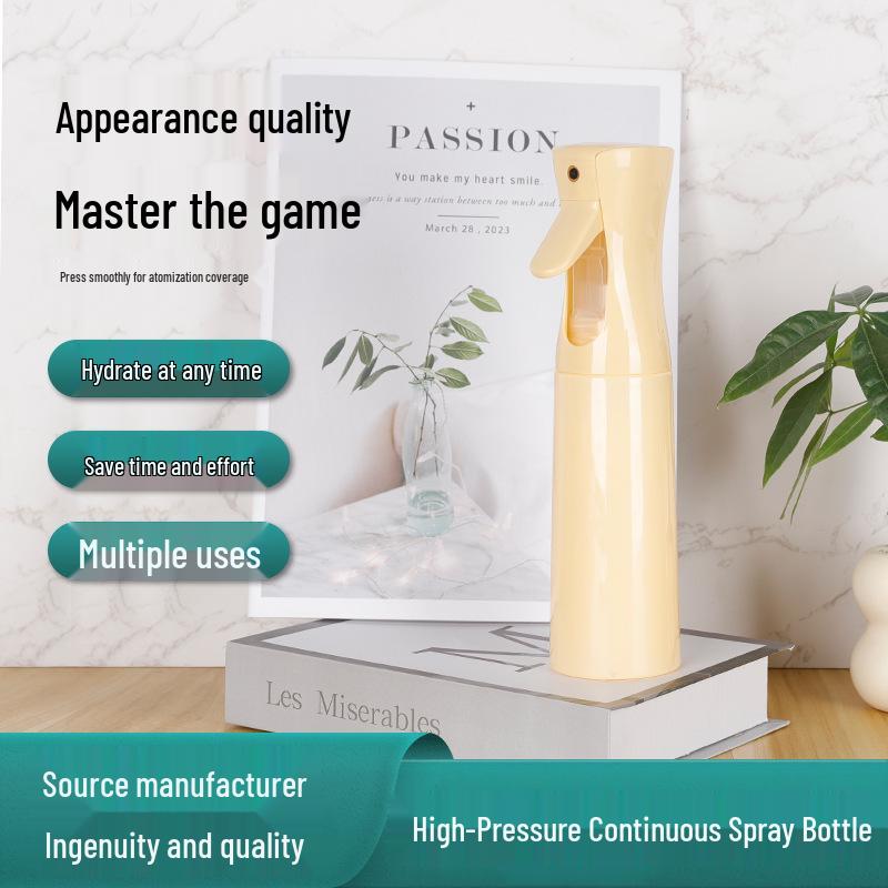 

Бутылка-спрей с непрерывным мелкодисперсным распылением для ухода за кожей, 300 мл и 500 мл 200ml; White Transparent