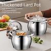 Stainless Steel Oil Filter Pot 1.5/3.5L Oil Pot New Oil Bottle  Kitchen
