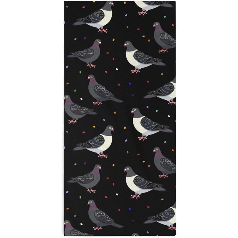Textilien Beach Towel Colorful Pigeon Beach Towel Patterned Sunscreen And Windproof Suitable For Swimming Pool Camping Travel Blanket