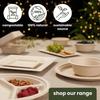 96 Assiettes En Bagasse De Canne À Sucre - Haago - Biodégradable, Écologique & Compostable (Rond 26 CM)