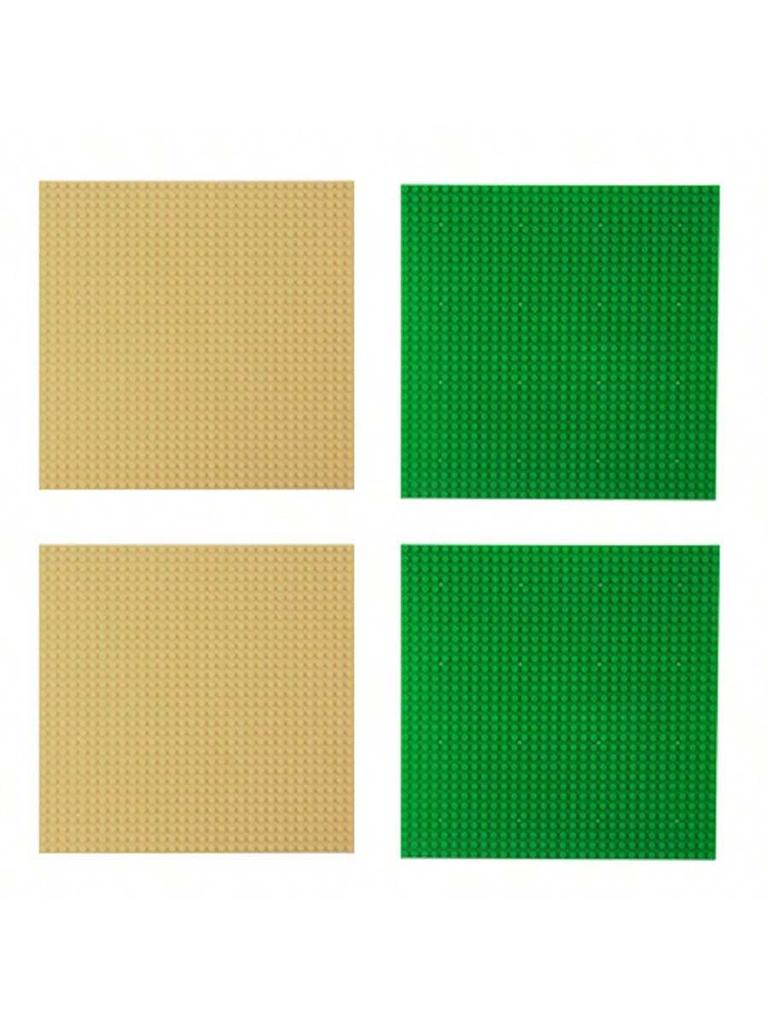 4 Pezzi Piastre Base 32x32 Punti Classiche Piastre Base Blocchi Mattoncini da Costruzione in Plastica Assemblaggio Compatibile Marca MOC Friends City