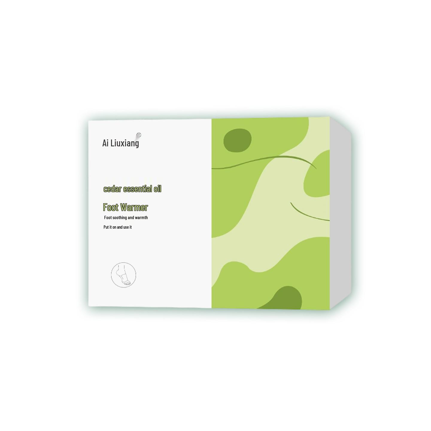 

Cedar & Mugwort Essential Oil Foot Warming Patch - Steam Hot Compress for Feet and Body Warming 5 Bags/Box
