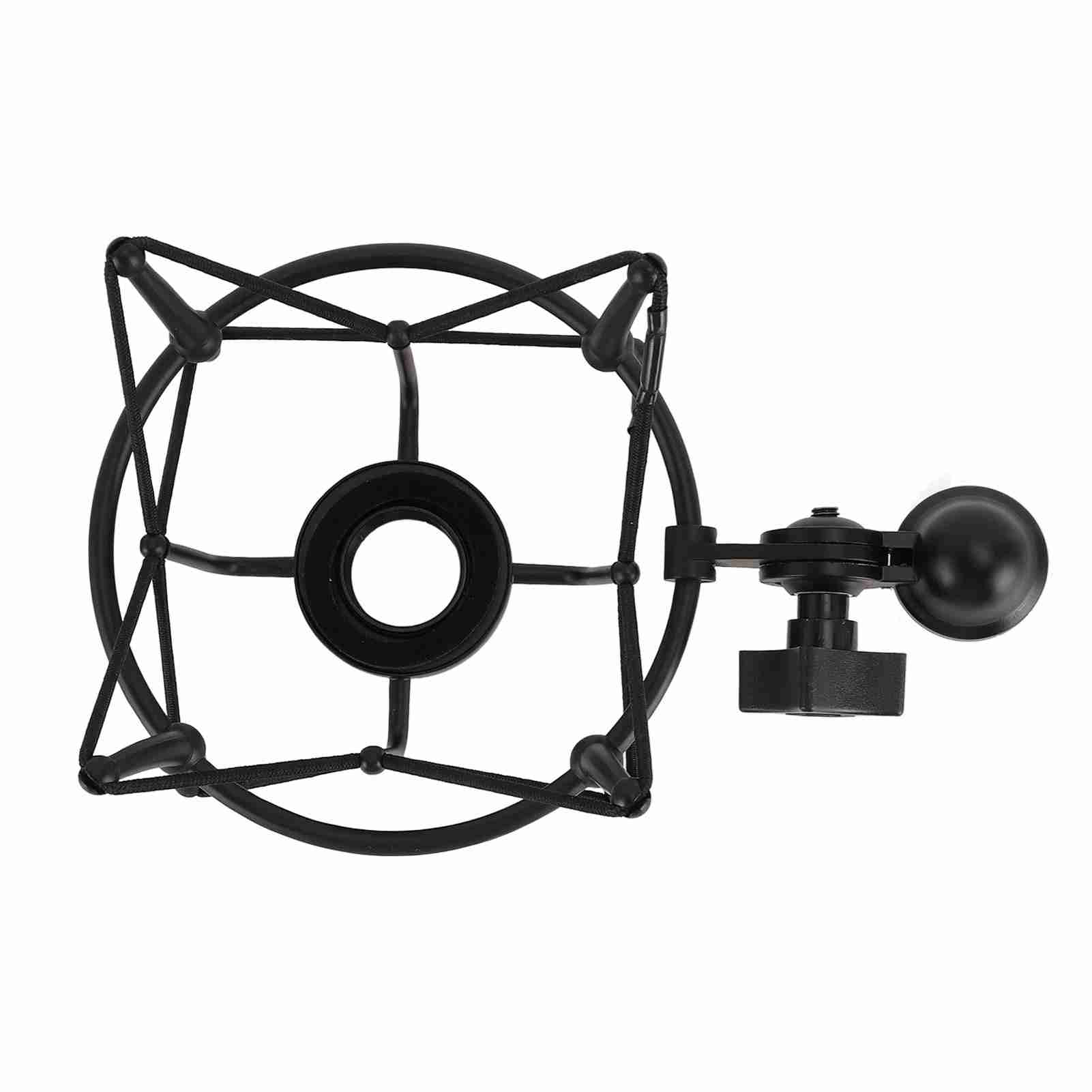 

Microphone Shock Mount Professional Slip Resistance Shockproof Prevents Vibration Mic Shock Mount Clip for Recording Radio Studio