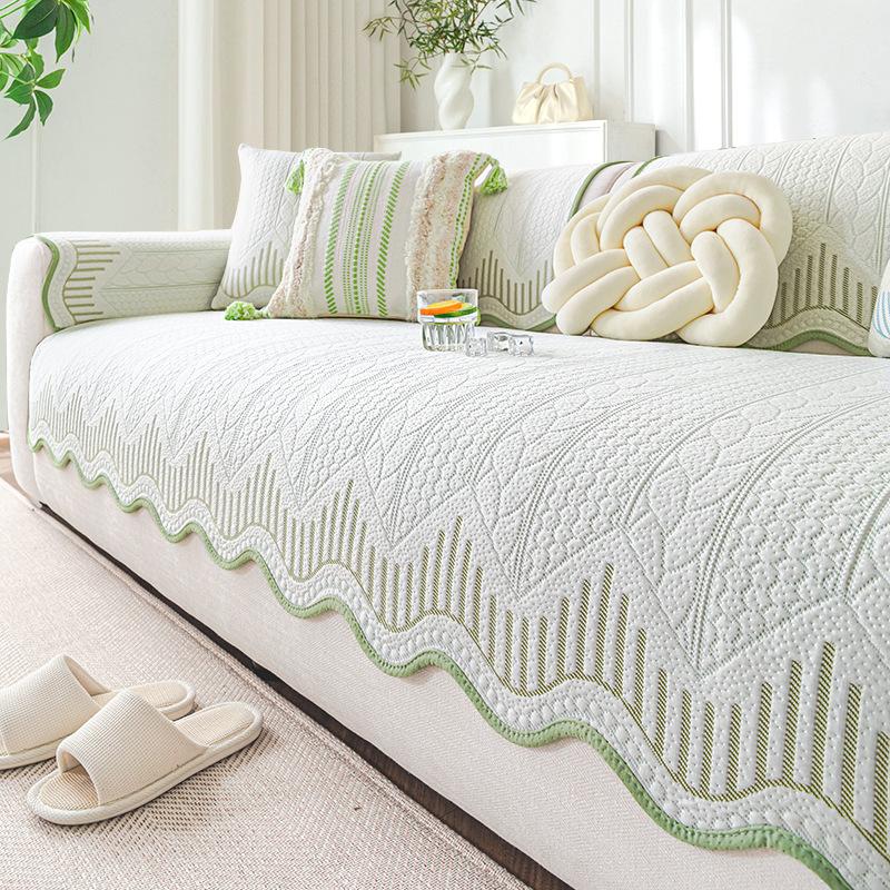 Summer Ice Silk Special-Shaped Sofa Cushion  New Sofa Cover High-End Non-Slip And Wear-Resistant Sofa Mat Cushion
