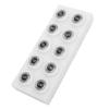 20pcs Club Distance Markers Ball Position Markers Club Yardage Sign ABS for Outdoor Sports White