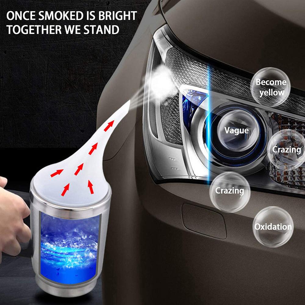 Car Headlight Polishing Kit 800ML Headlights Restoration Liquid Polymer Car Headlamp Renovation Repair Clean Kit Automobile Tool