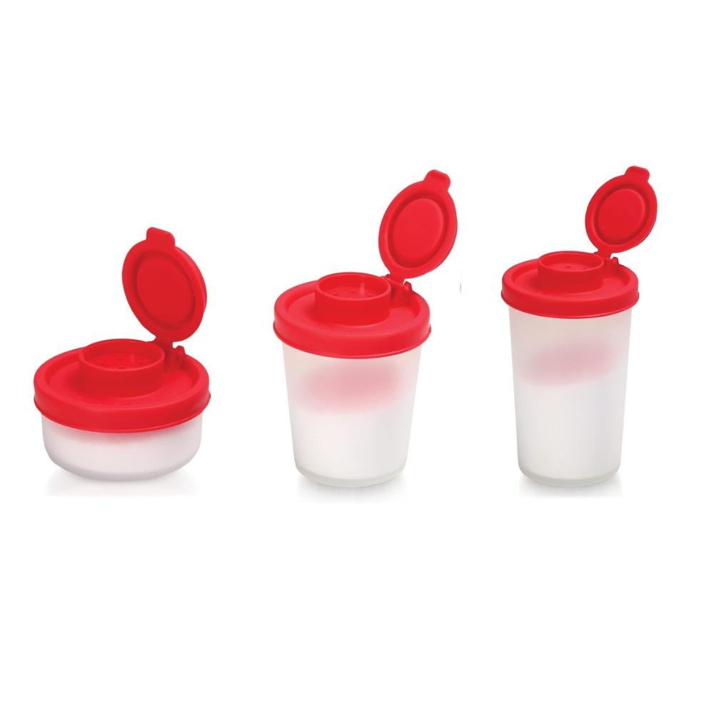 Multi-functional Moisture Proof Seasoning Jar Leak-Proof Transparent Seasoning Dispenser with Lid Household Spice Sealed Jar BBQ