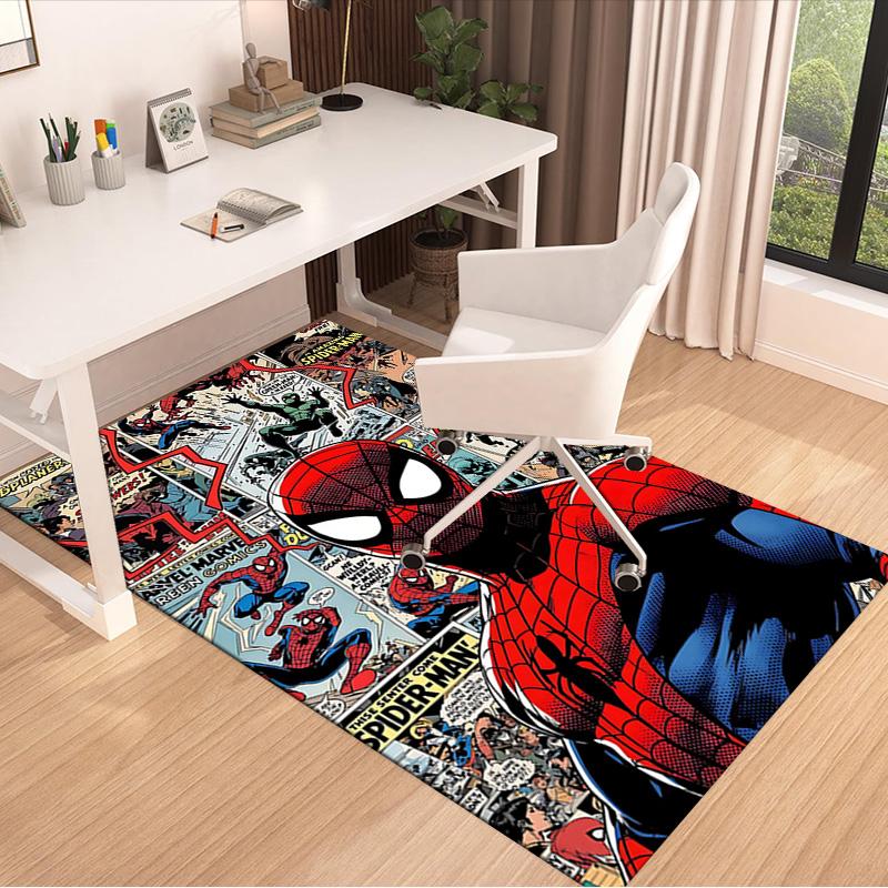 Spiderman Comic Collage Carpet For Playroom Bedroom Living Room Sofa Home Decorkids Game Area Rug Nonslip Floor Mat
