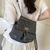 Korean niche mini chain small backpack female 2025 new student commuting backpack fashion casual small bag