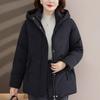 Middle Age Women's Winter Down Jackets Hooded Plus Size Thick Down Coats Woman Outerwears