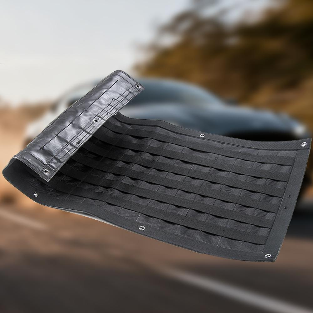 

Car Tailgate Storage Bag Organizer For Jeep Door Inner Space Saving Trunk Organizer Kit Tools Bag Accessories чорний