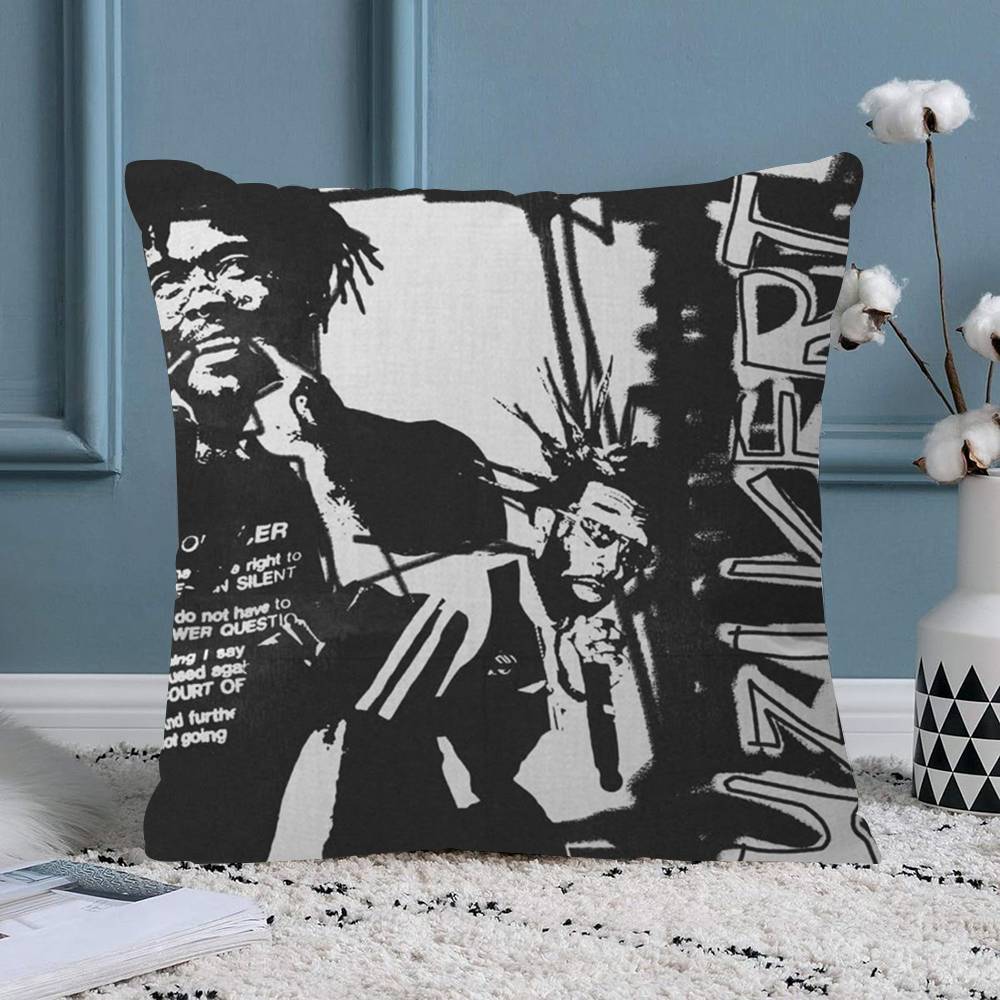 Pink Tape Lil Uzi Vert Pillow Gift Home Office Decoration Pillow Bedroom Sofa Car Cushion CoverPillow Case