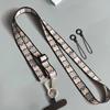 1Pc Mobile Phone Lanyard Retro Extended Guochao Totem Strap Strap Strap Adjustment Sling Lanyard Pattern Mobile Phone Chain Sling