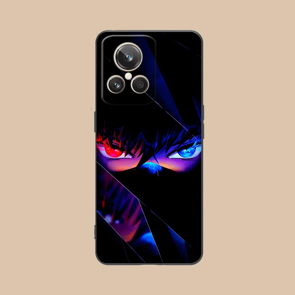 Anime Eyes Phone Case for Realme 15 14 13 12 11 10 9 Pro Plus T i Lite 5G Soft TPU Shockproof Cover