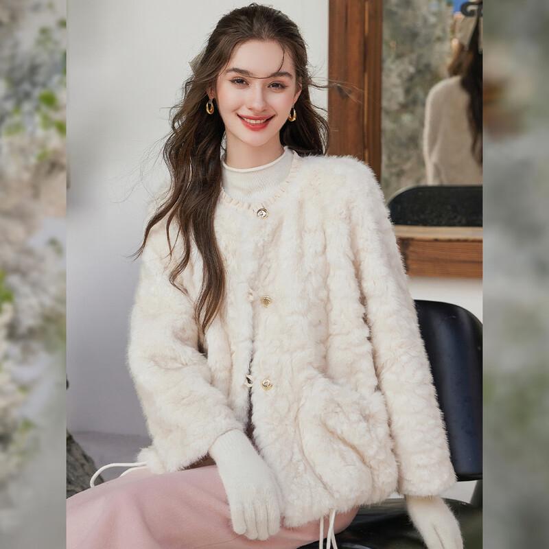 Bailuyu Women's Winter Faux Fur Coat