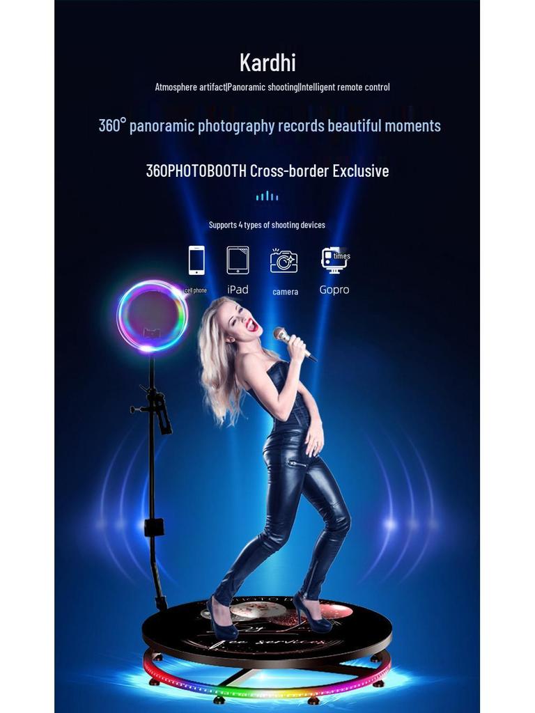 360 Spin Custom Photo Booth Rental for Parties & Weddings