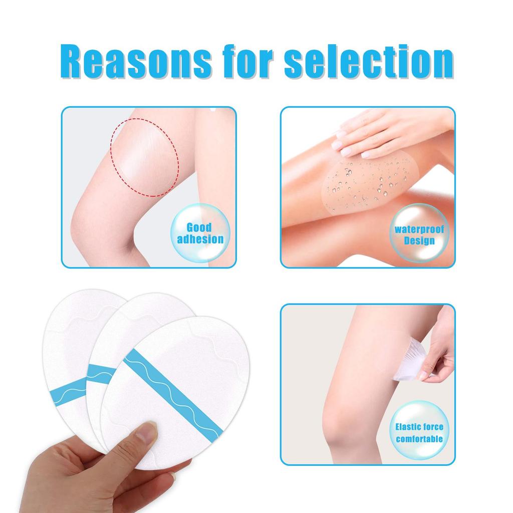EELHOE Thigh Anti Abrasion Patch Anti Abrasion Invisible Thigh High Elastic Thigh Protector Knee Calf Random Patch