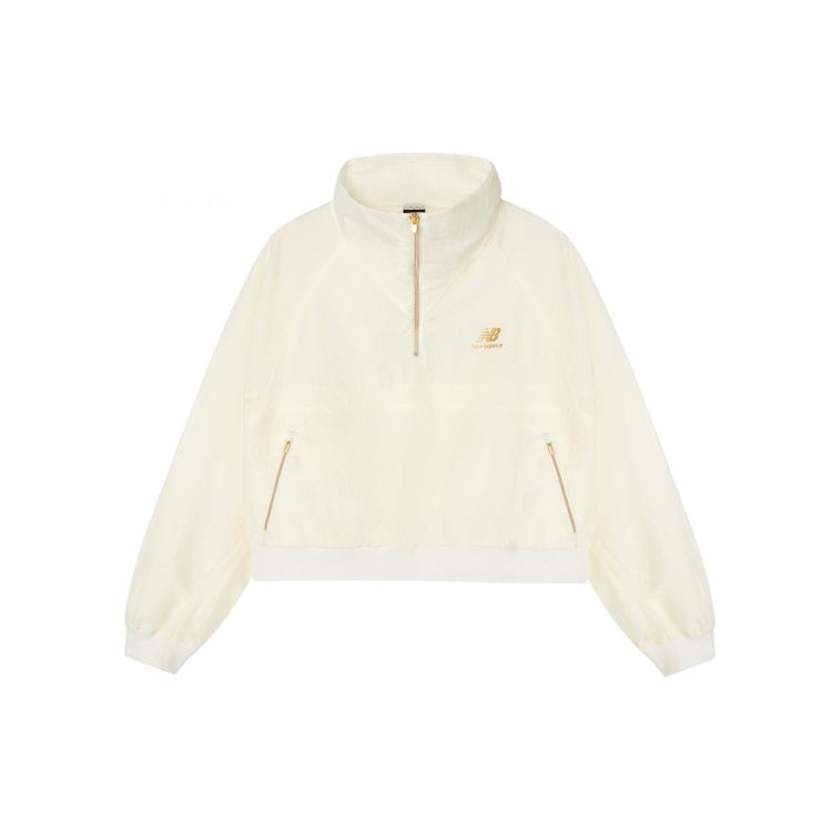 Куртки New Balance Женские Кремовый Воротник-стойка Умеренный Другое AWJ03501-SST XL