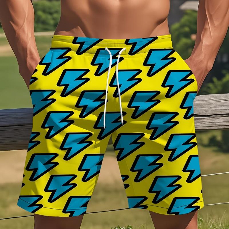 

Men s fun swimming trunks with quick-drying adjustable drawstring waistband M