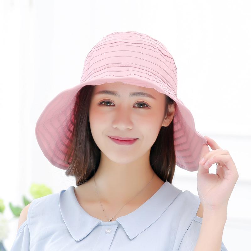 Sun Hat Women'S Cloth Hat Summer Empty Top Big Brim Sun Hat Foldable Travel Beach Mountaineering Hat Sun Hat