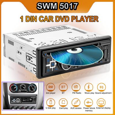 Autoradio 1Din Universele Mp3-speler Multimedia ondersteuning DVD CD VCD Muziek EQ Stereo USB TF-kaart FM AM Autoradio AUX-ingang