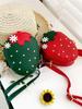 2026 Summer Korean-Style Girls' Crossbody Bag - Cute Strawberry Fashion Accessory for Little Girls
