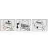 Replacement Foil Cutter Head Electric Shaver Razor Parts Accessory Fit for CruZer4